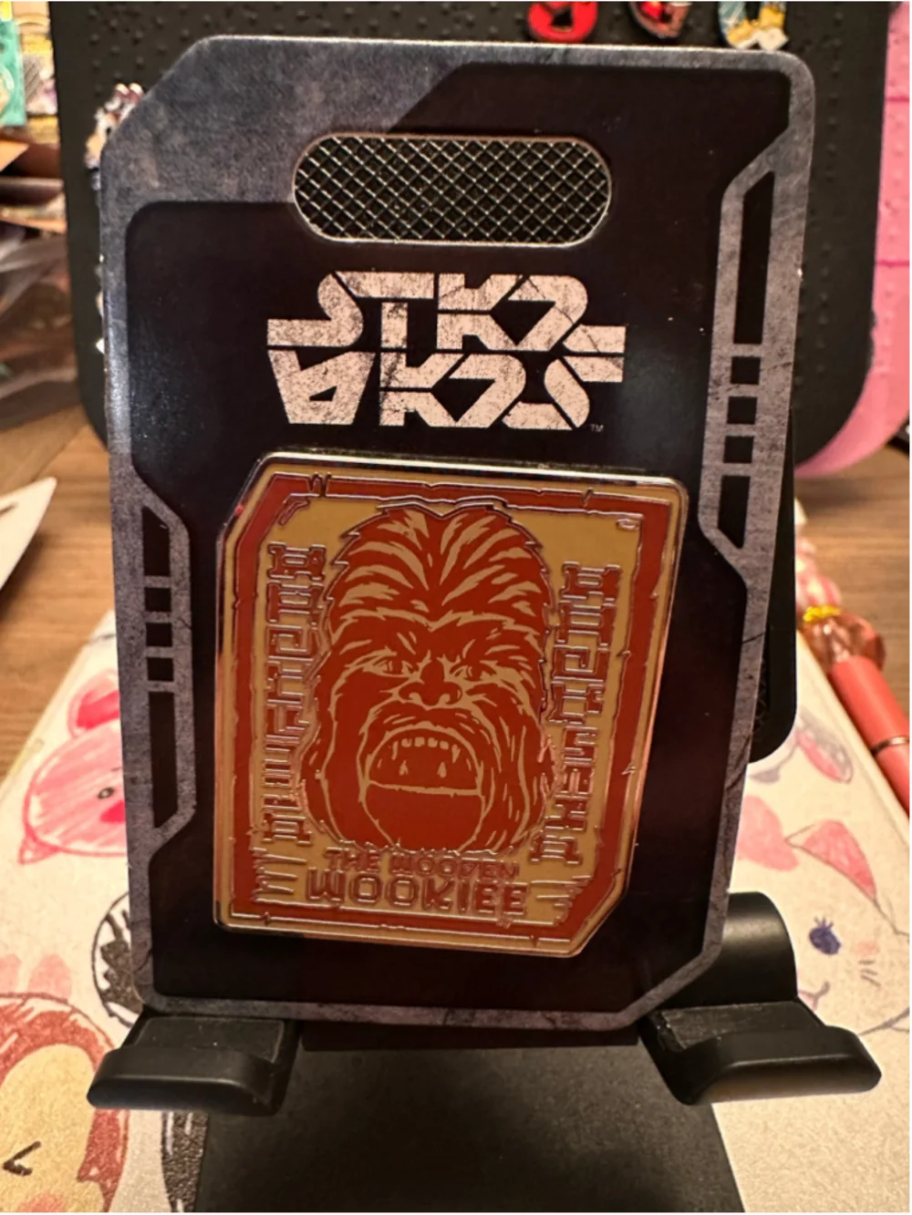 2026 Disney Parks Star Wars Galaxy’s Edge Chewbacca The Wooden Wookie OE Pin